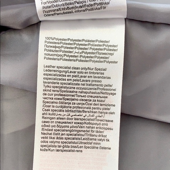 * Gray leather jacket * - Picture 6 of 6